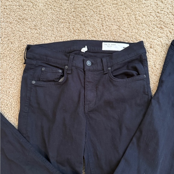 Rag & Bone Black Trousers - Picture 2 of 8